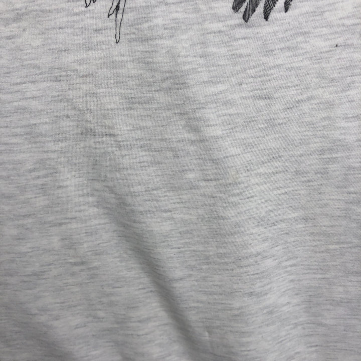 90'S Hanes BEEFY-T Animal T-Shirt, Made in USA, Men's Size M (approx.), Vintage cotton white type Vintage Second Hand