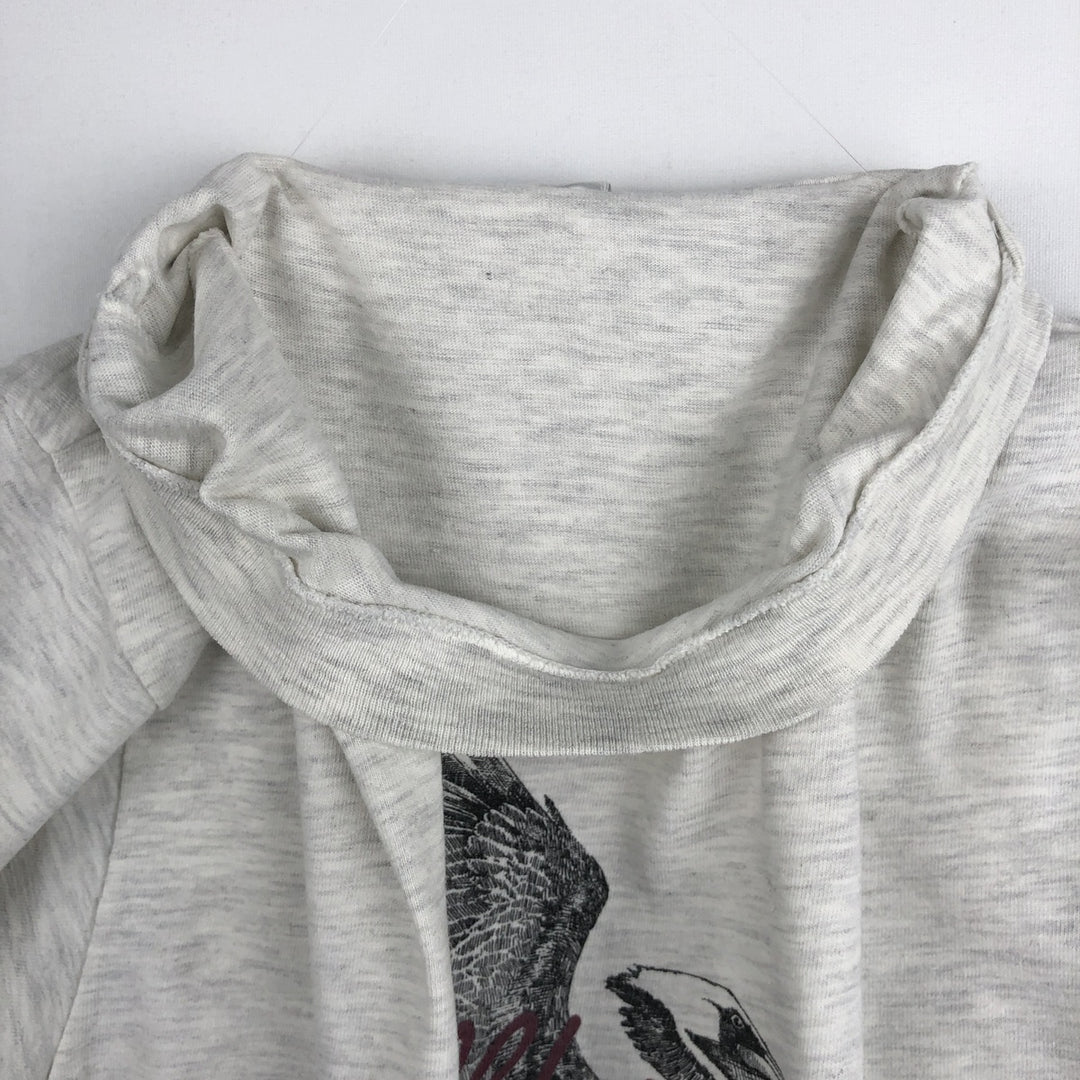 90'S Hanes BEEFY-T Animal T-Shirt, Made in USA, Men's Size M (approx.), Vintage cotton white type Vintage Second Hand