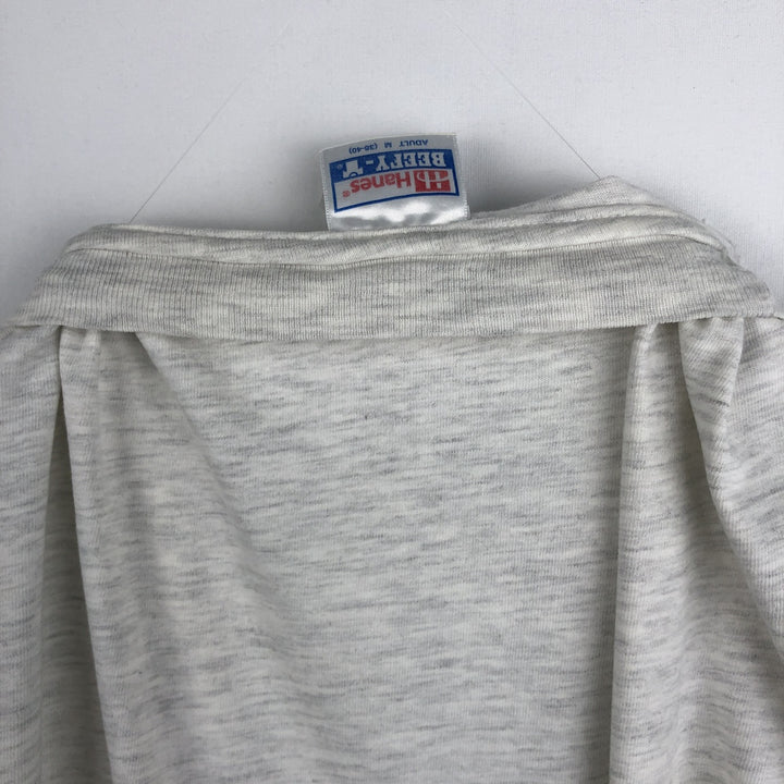90'S Hanes BEEFY-T Animal T-Shirt, Made in USA, Men's Size M (approx.), Vintage cotton white type Vintage Second Hand