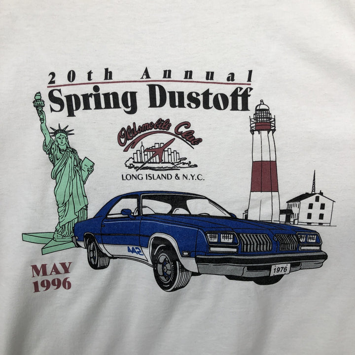 80'S Fruit of the Loom Best Print T-Shirt, Men's Size XL (approx.), Vintage cotton white type Vintage Second Hand