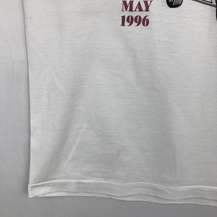 80'S Fruit of the Loom Best Print T-Shirt, Men's Size XL (approx.), Vintage cotton white type Vintage Second Hand
