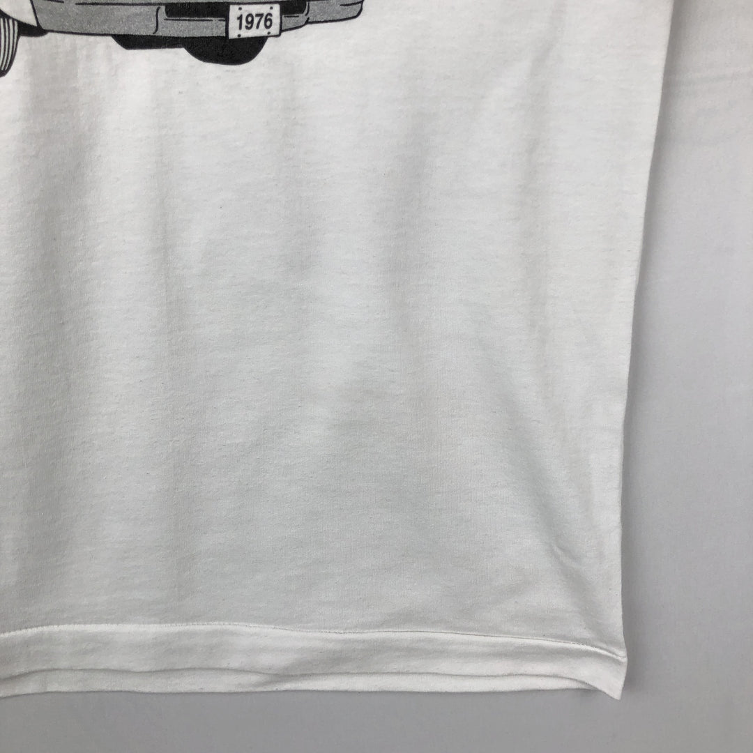 80'S Fruit of the Loom Best Print T-Shirt, Men's Size XL (approx.), Vintage cotton white type Vintage Second Hand