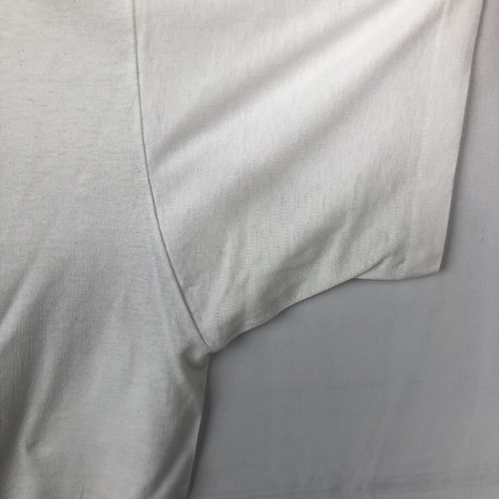 80'S Fruit of the Loom Best Print T-Shirt, Men's Size XL (approx.), Vintage cotton white type Vintage Second Hand