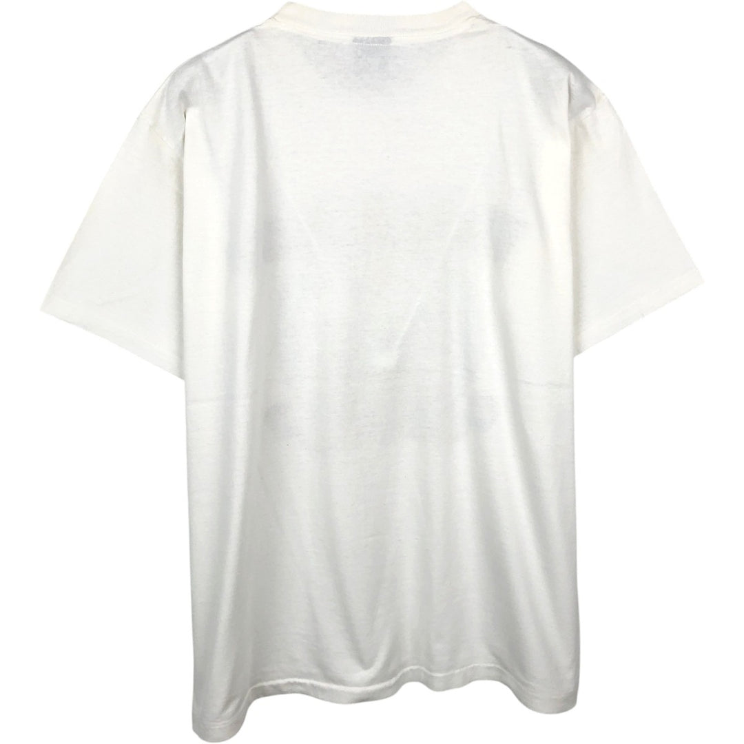 90'S Jansport Animal T-Shirt, Made in USA, Men's Size L (approx.), Vintage cotton white type Vintage Second Hand