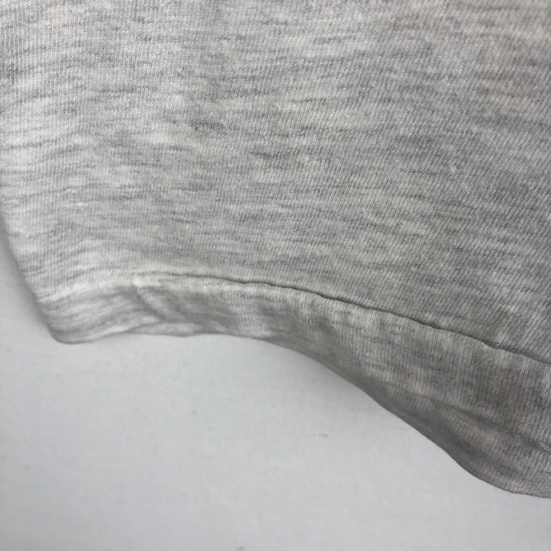 90'S Hanes BEEFY-T Printed T-shirt, Made in USA, Men's L size, Vintage cotton pale white type Vintage Second Hand