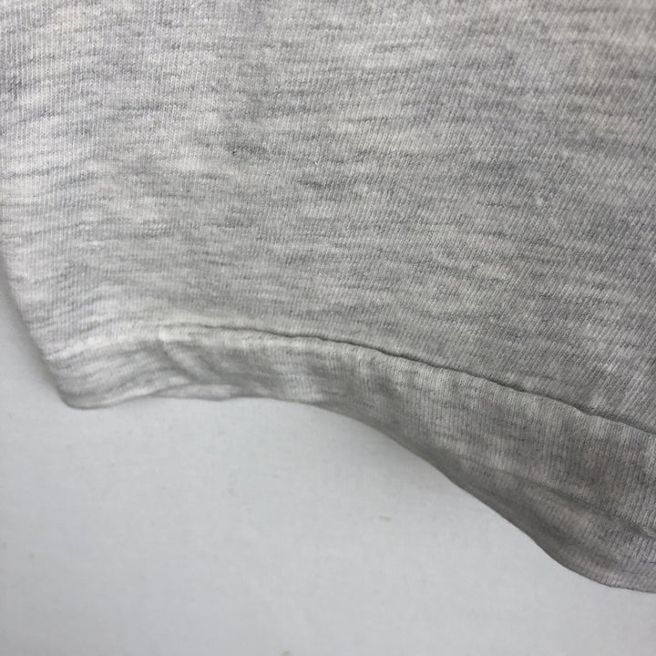 90'S Hanes BEEFY-T Printed T-shirt, Made in USA, Men's L size, Vintage cotton pale white type Vintage Second Hand