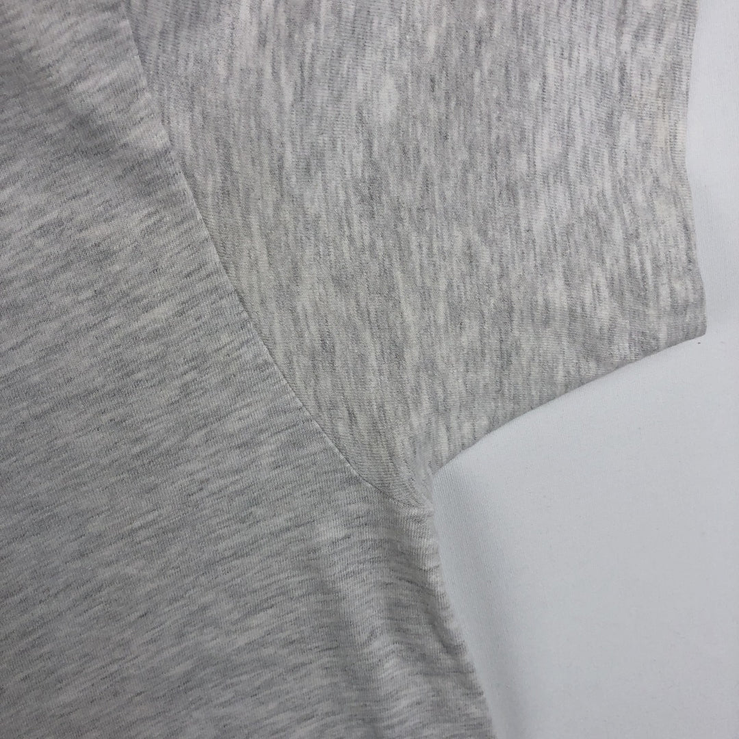90'S Hanes BEEFY-T Printed T-shirt, Made in USA, Men's L size, Vintage cotton pale white type Vintage Second Hand