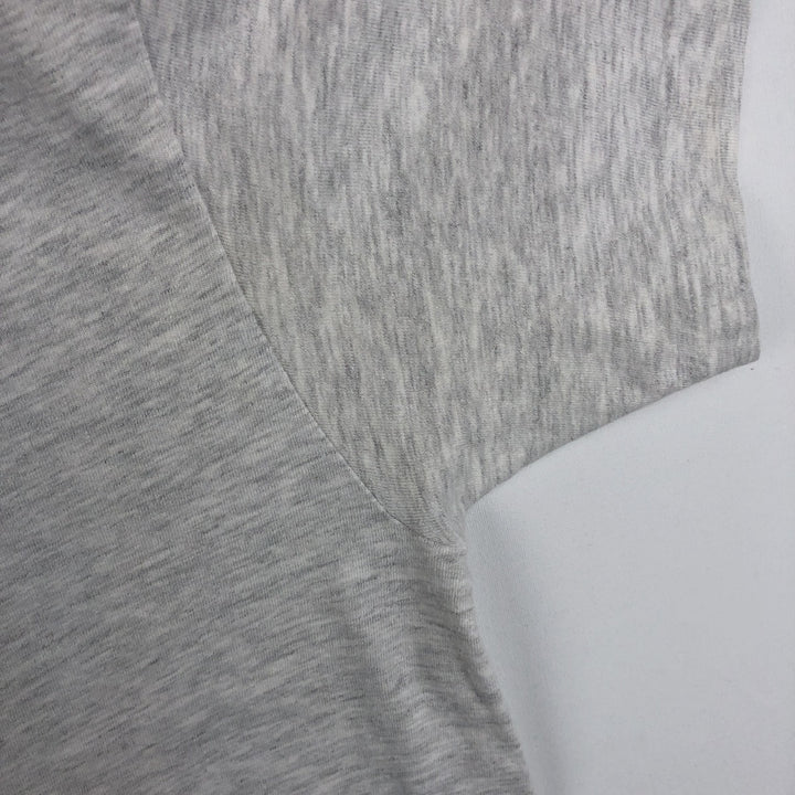 90'S Hanes BEEFY-T Printed T-shirt, Made in USA, Men's L size, Vintage cotton pale white type Vintage Second Hand