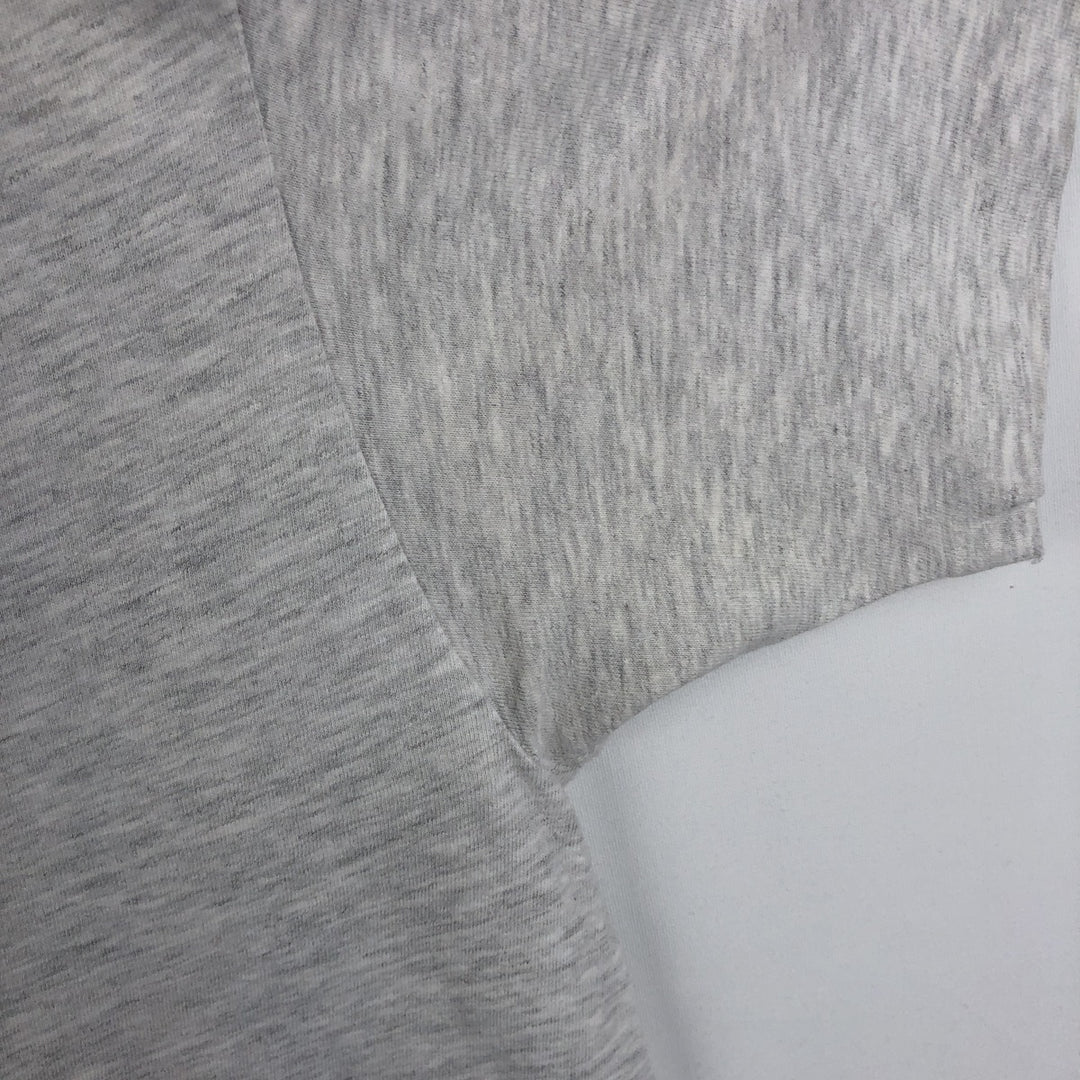 90'S Hanes BEEFY-T Printed T-shirt, Made in USA, Men's L size, Vintage cotton pale white type Vintage Second Hand