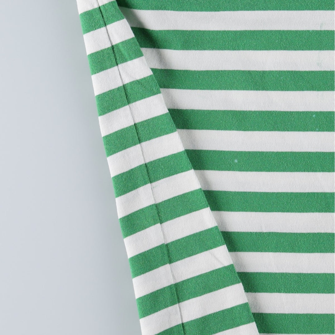 1990'S St. John's Bay Sport Striped Pocket T-Shirt, Men's Size M (approx.), Vintage cotton white type Vintage Second Hand