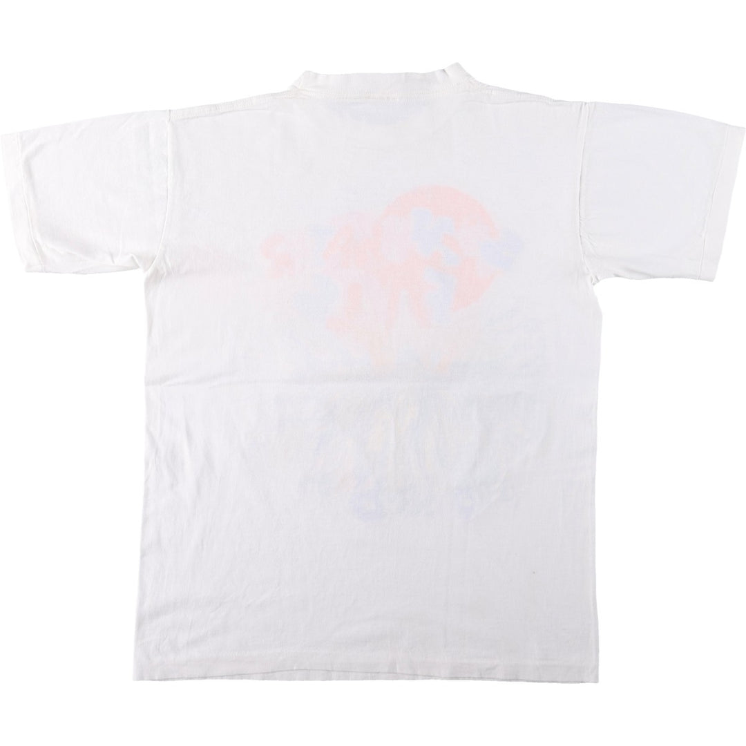 90'S American Marketing Works printed T-shirt, men's size L equivalent, vintage. cotton white type Vintage Second Hand