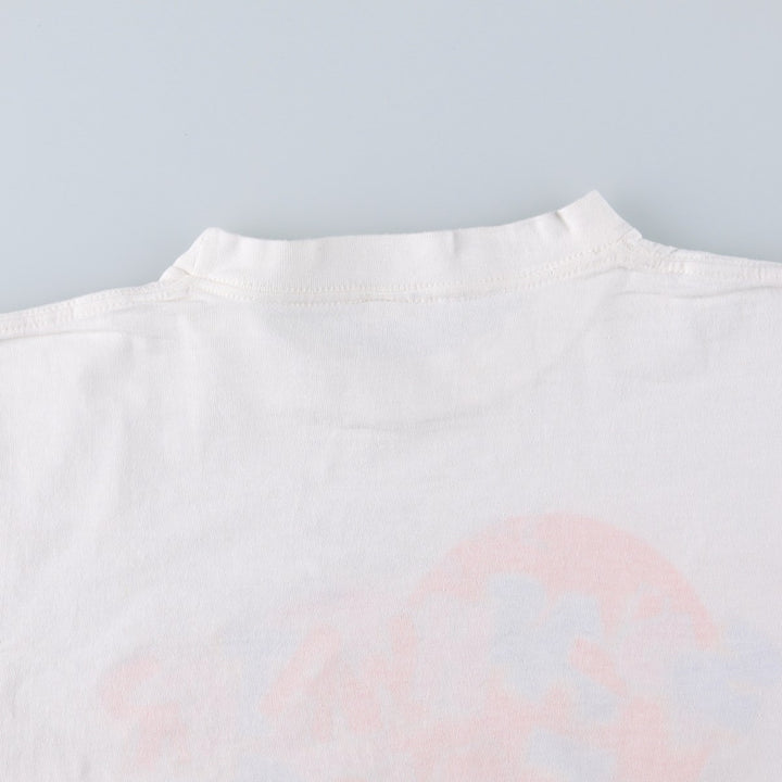 90'S American Marketing Works printed T-shirt, men's size L equivalent, vintage. cotton white type Vintage Second Hand