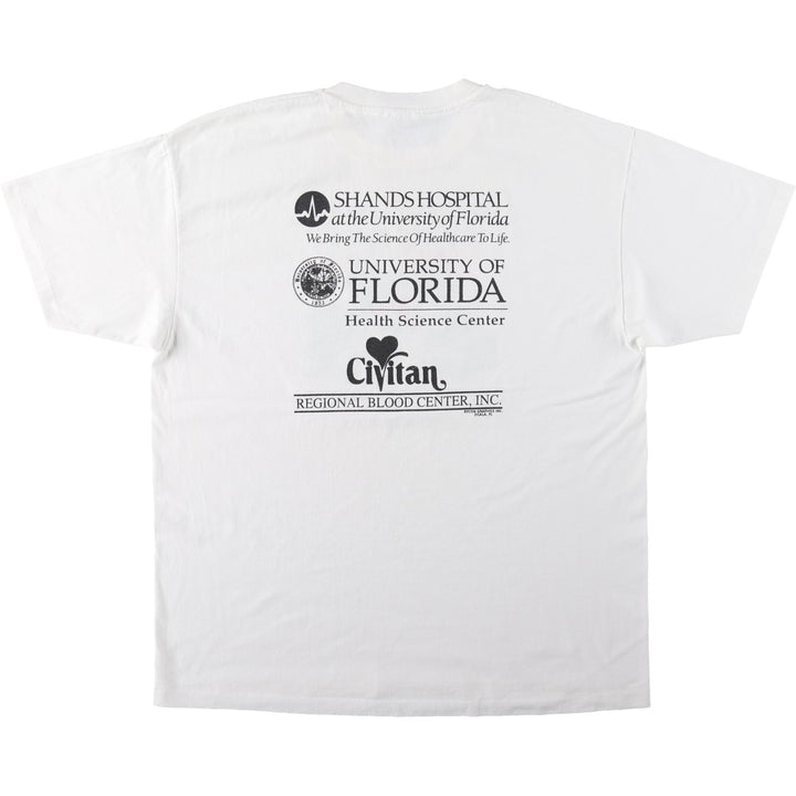 90'S Hanes HEAVYWEIGHT 50 cotton white type Vintage Second Hand