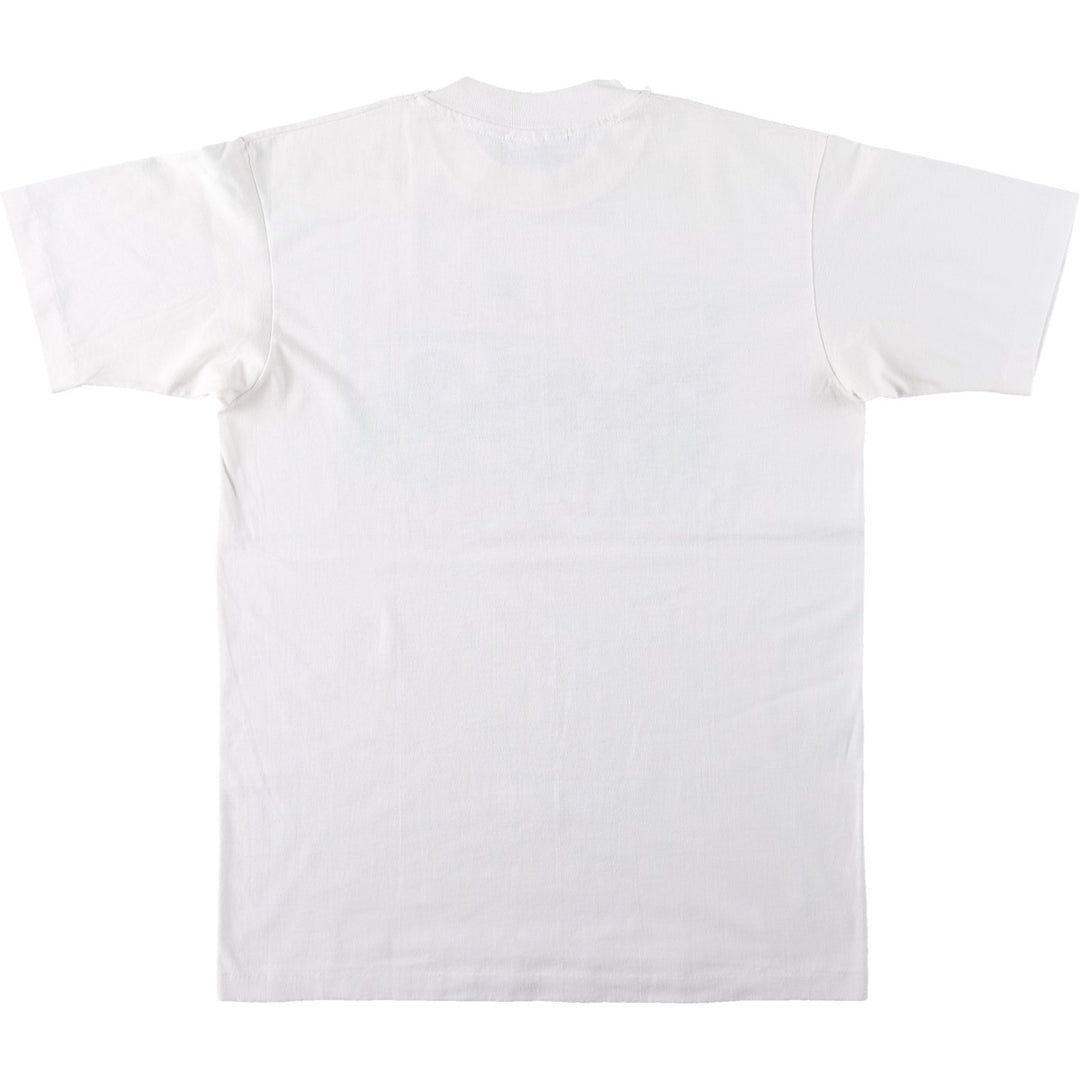 90'S Hanes Blue Tag Souvenir T-Shirt, Made in USA, Men's Size M (Equivalent), Vintage cotton white type Vintage Second Hand