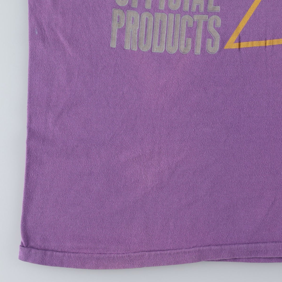 90'S HOBIE Surf Skate T-Shirt, Made in USA, Men's XL equivalent, Vintage cotton purple type Vintage Second Hand