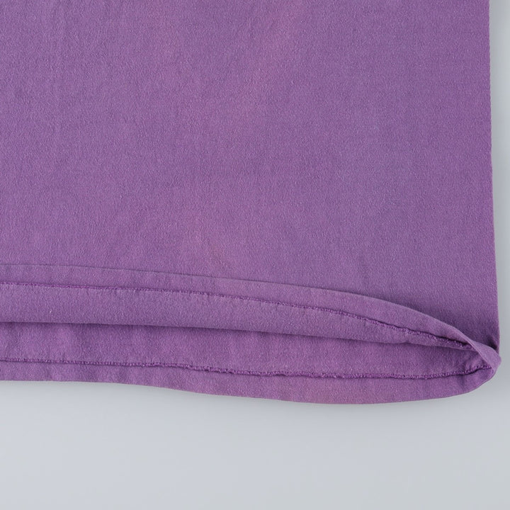 90'S HOBIE Surf Skate T-Shirt, Made in USA, Men's XL equivalent, Vintage cotton purple type Vintage Second Hand