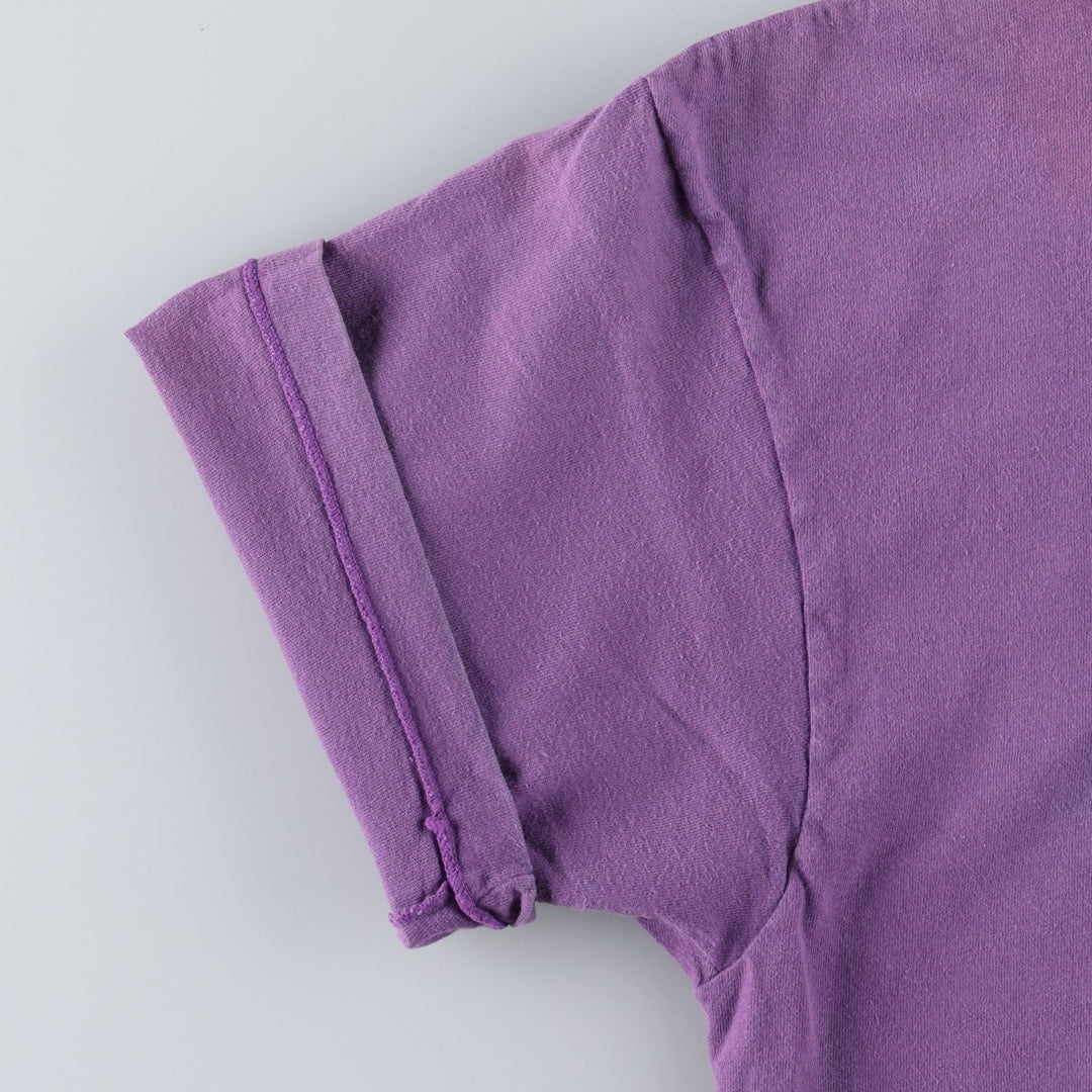 90'S HOBIE Surf Skate T-Shirt, Made in USA, Men's XL equivalent, Vintage cotton purple type Vintage Second Hand