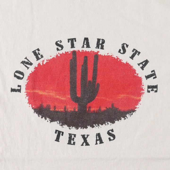 90'S Fruit of the Loom SCREEN STARS print T-shirt, Made in USA, Men's size L equivalent, Vintage cotton pale white type Vintage Second Hand