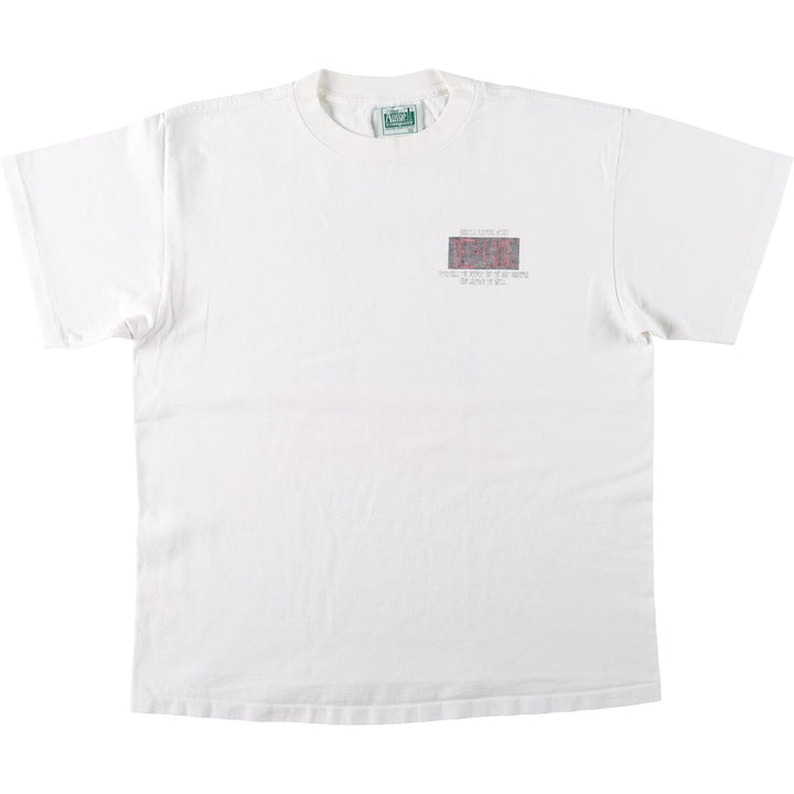 90'S The Aussie Company Print T-Shirt, Made in USA, Men's Size M (Equivalent), Vintage cotton white type Vintage Second Hand
