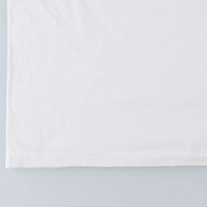90'S Hanes HEAVYWEIGHT 50 cotton white type Vintage Second Hand