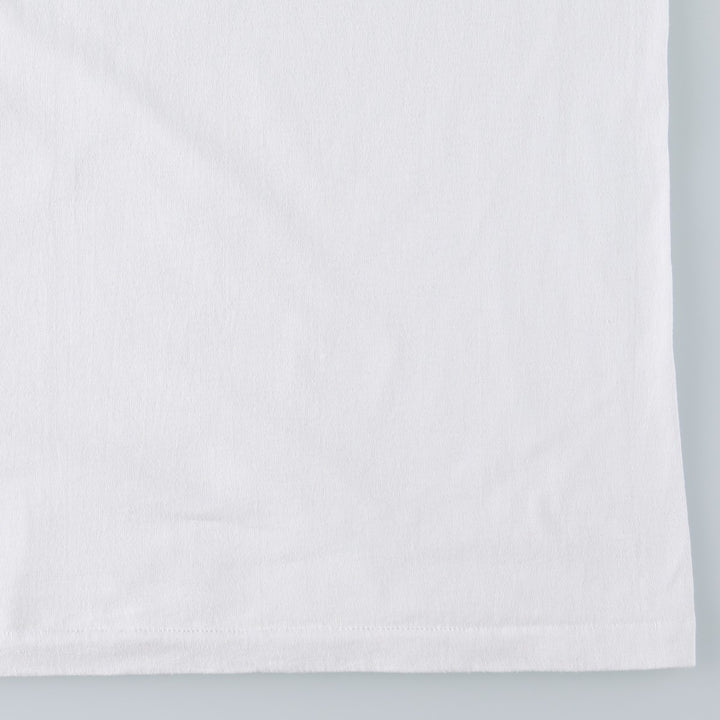 90'S Hanes HEAVYWEIGHT 50 cotton white type Vintage Second Hand