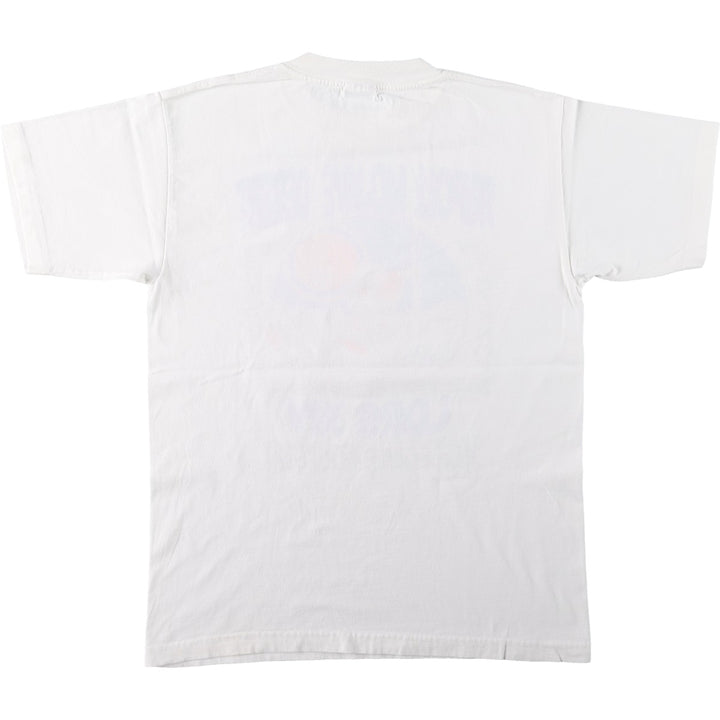 90'S Murina Print T-Shirt, Made in USA, Men's Size M (Equivalent), Vintage cotton white type Vintage Second Hand