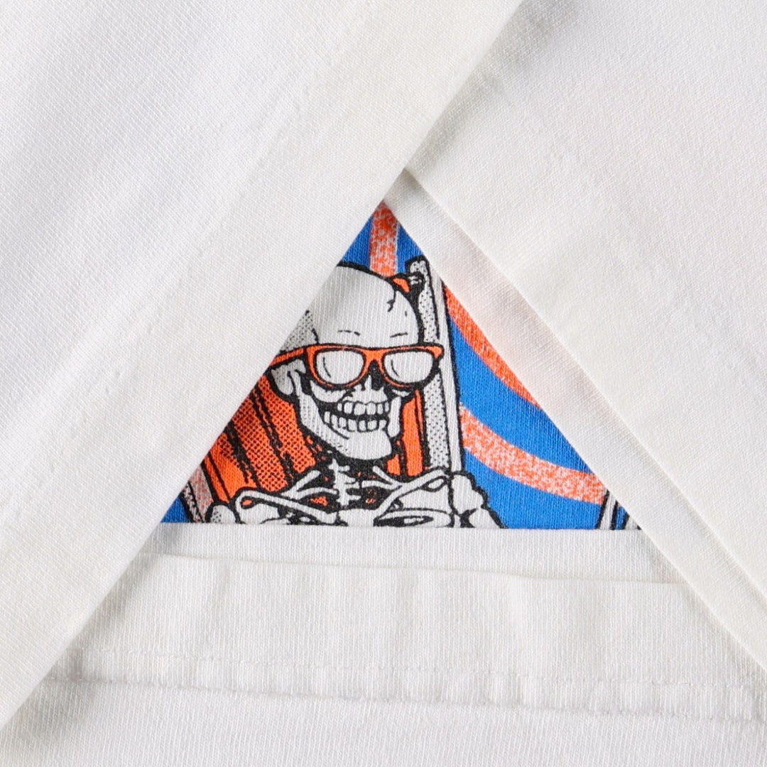 90'S Murina Print T-Shirt, Made in USA, Men's Size M (Equivalent), Vintage cotton white type Vintage Second Hand