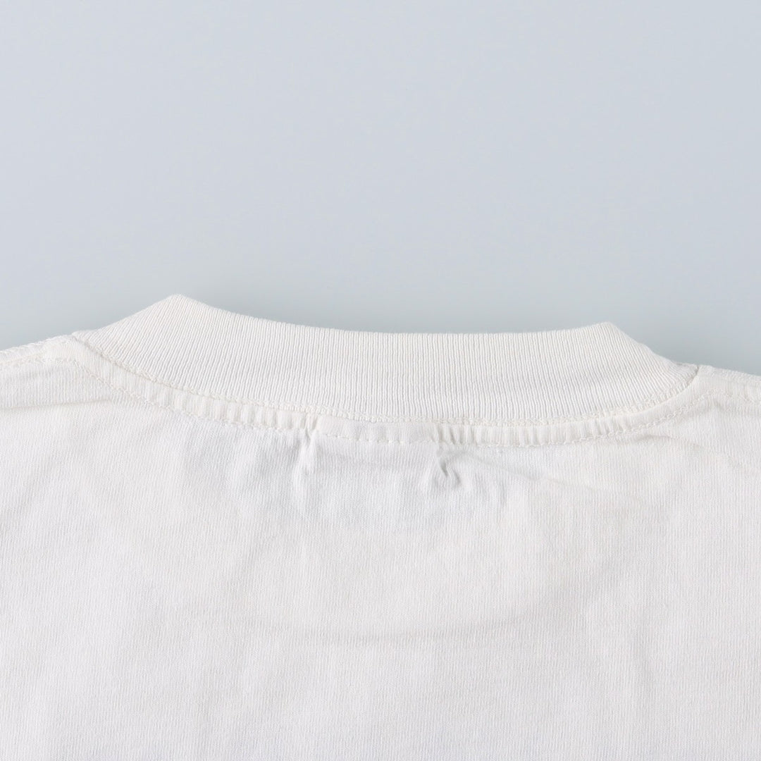90'S Murina Print T-Shirt, Made in USA, Men's Size M (Equivalent), Vintage cotton white type Vintage Second Hand