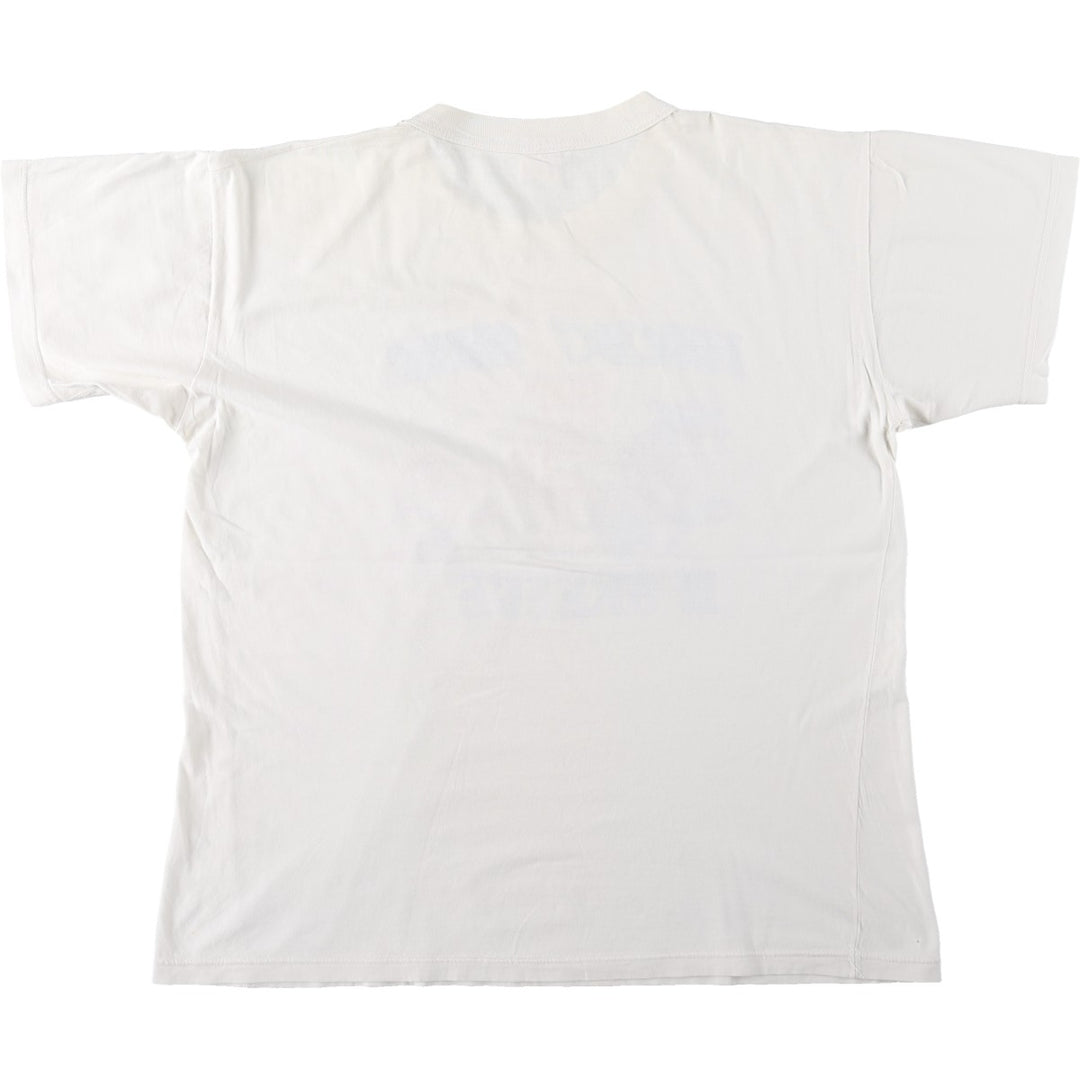 90'S Animal Pattern Print T-Shirt, Men's Size M (Equivalent), Vintage unclear white type Vintage Second Hand