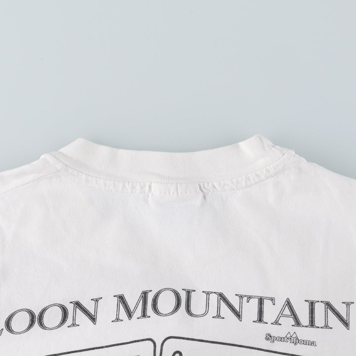 Vintage 90'S Hanes printed T-shirt, made in the USA, size L for men cotton white type Vintage Second Hand
