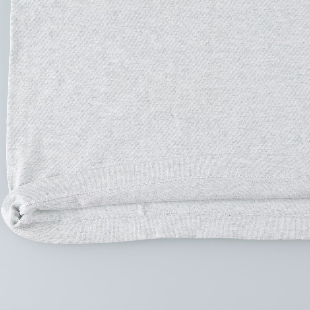 90'S Fruit of the Loom printed T-shirt, made in the USA, men's size L, vintage cotton gray type Vintage Second Hand
