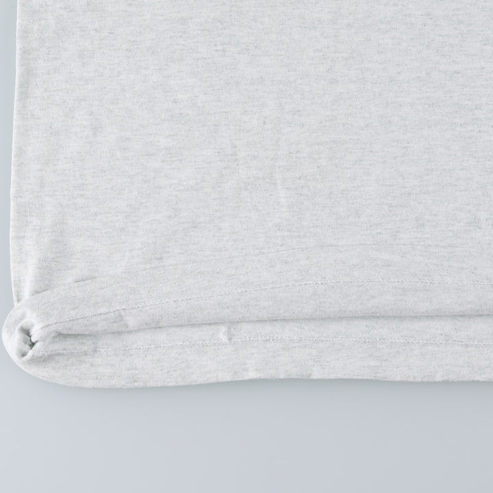 90'S Fruit of the Loom printed T-shirt, made in the USA, men's size L, vintage cotton gray type Vintage Second Hand