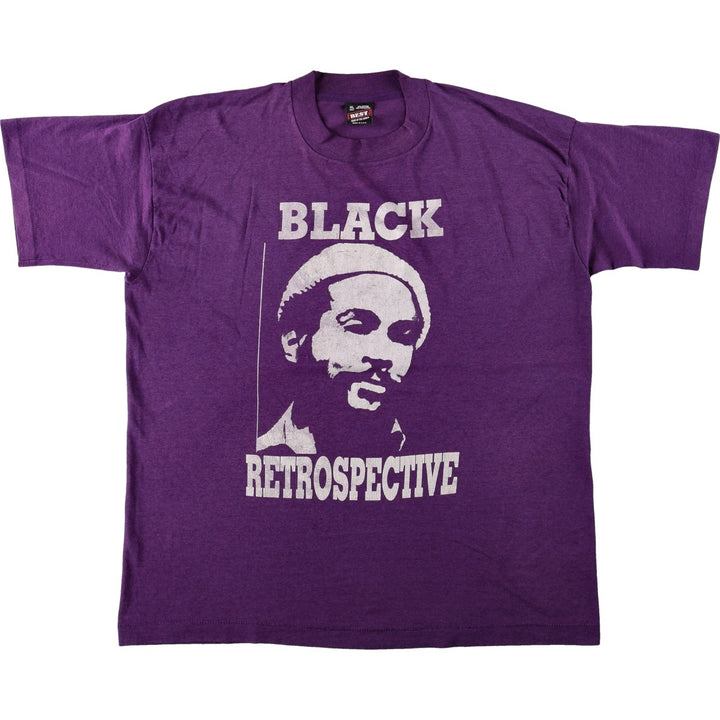 90'S Fruit of the Loom Best Printed T-shirt, Made in USA, Men's XL, Vintage cotton purple type Vintage Second Hand