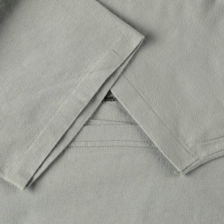 90'S Hanes Jules Feiffer Print T-Shirt, Made in USA, Men's Size L (approx.), Vintage cotton Khaki type sage green Vintage Second Hand