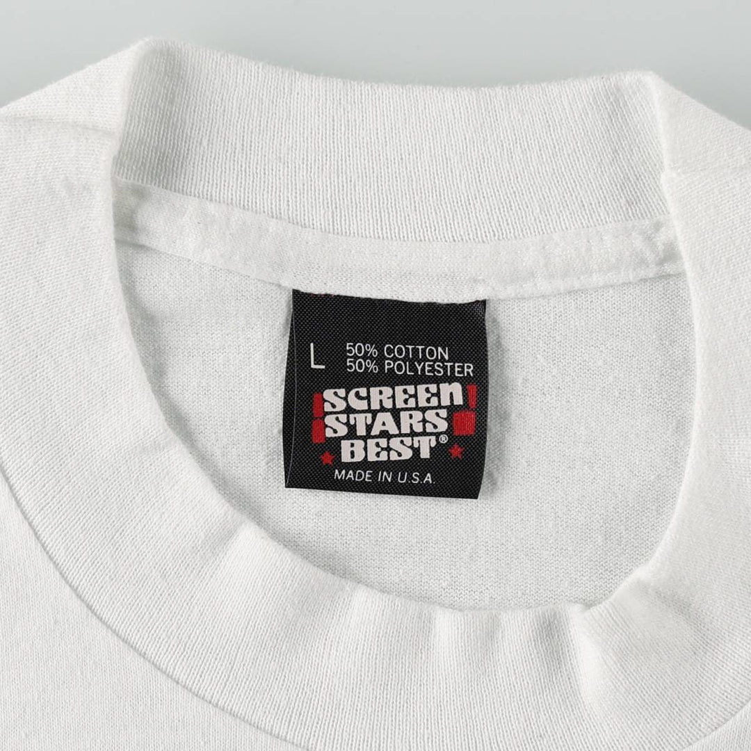 ~90'S Screen Stars Baltimore Symphony Orchestra Beethoven Print T-Shirt, Made in USA, Men's Size L (approx.) cotton white type Vintage Second Hand