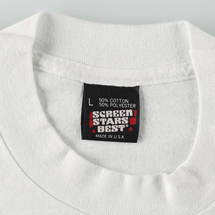 ~90'S Screen Stars Baltimore Symphony Orchestra Beethoven Print T-Shirt, Made in USA, Men's Size L (approx.) cotton white type Vintage Second Hand