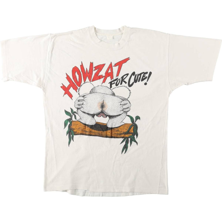 ~90'S Erotic Print T-Shirt, Men's Size M (Equivalent), Vintage unclear white type Vintage Second Hand