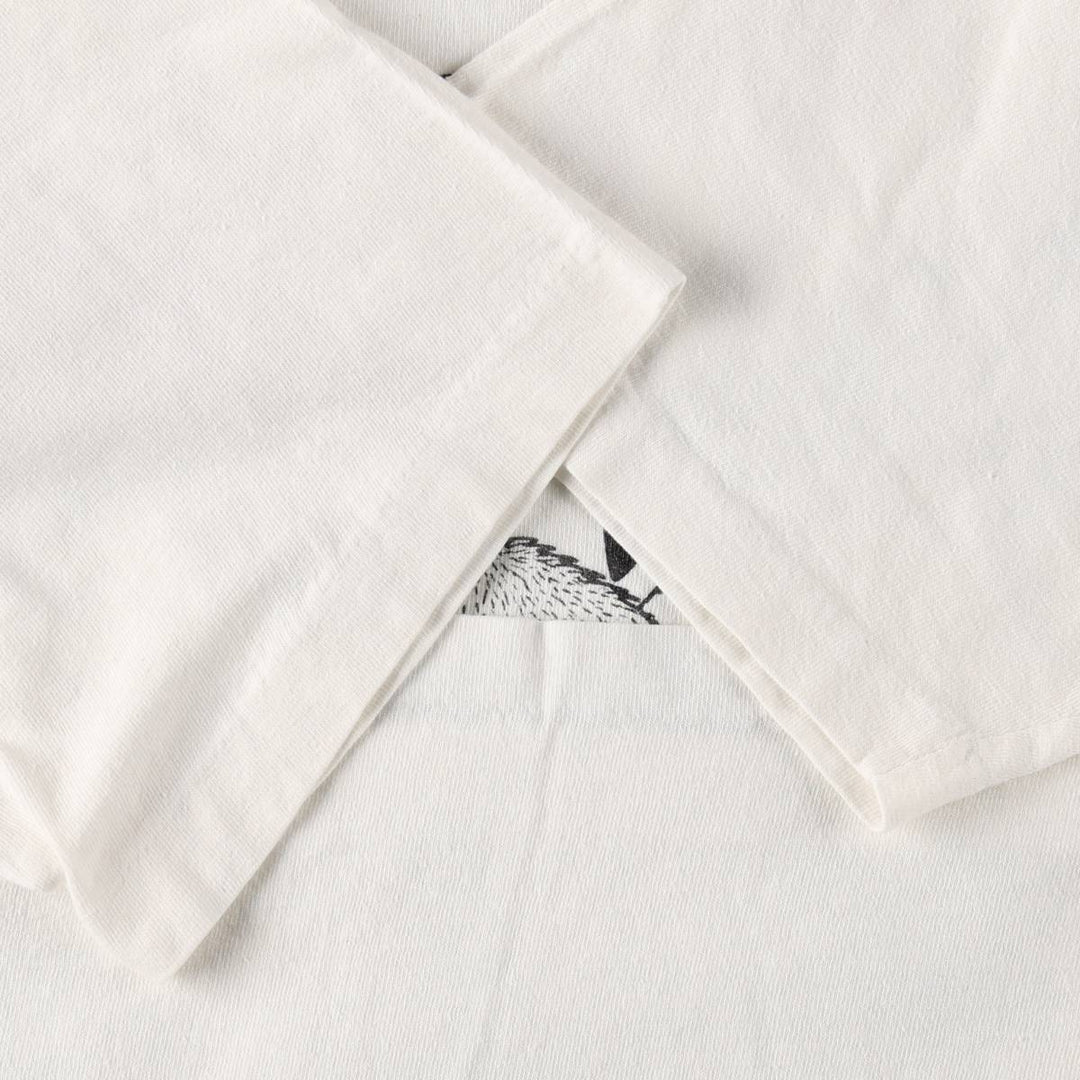 ~90'S Erotic Print T-Shirt, Men's Size M (Equivalent), Vintage unclear white type Vintage Second Hand