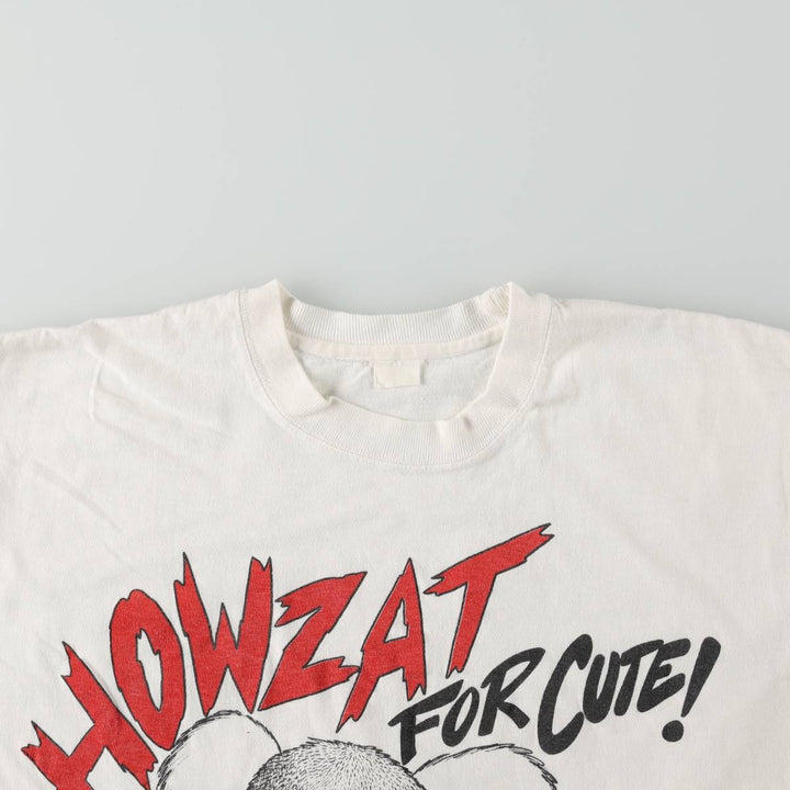 ~90'S Erotic Print T-Shirt, Men's Size M (Equivalent), Vintage unclear white type Vintage Second Hand