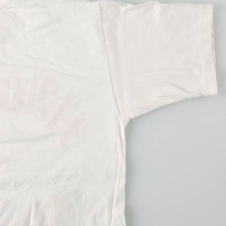 ~90'S Erotic Print T-Shirt, Men's Size M (Equivalent), Vintage unclear white type Vintage Second Hand