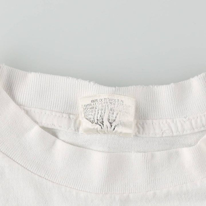 90'S ONIGA SPORTSWEAR Deja Vu Print T-Shirt, Made in Canada, Men's XL equivalent, Vintage cotton pale white type Vintage Second Hand