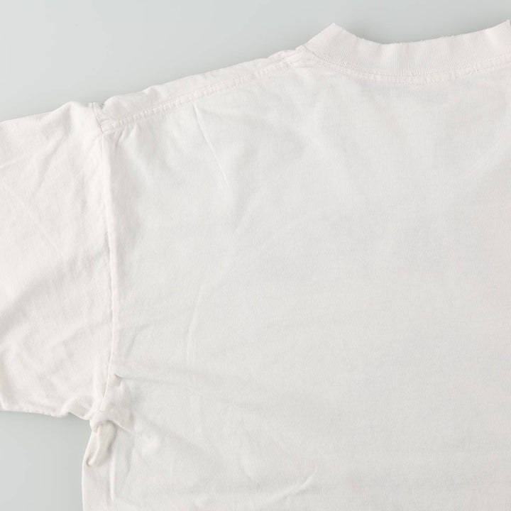 90'S ONIGA SPORTSWEAR Deja Vu Print T-Shirt, Made in Canada, Men's XL equivalent, Vintage cotton pale white type Vintage Second Hand