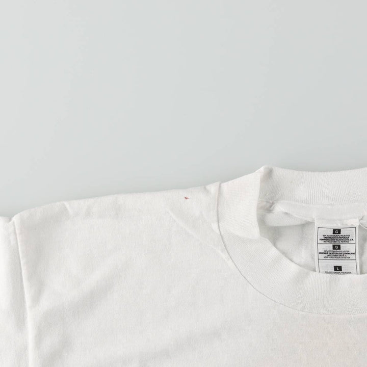 ~90'S Erotic Print T-Shirt, Men's Size L (Equivalent), Vintage cotton white type Vintage Second Hand