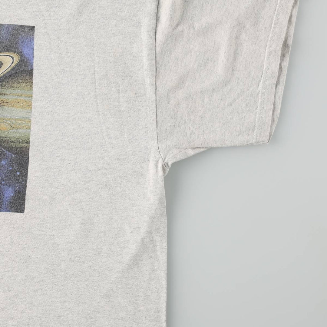 00'S Hanes Heavyweight Printed T-shirt Men's XL size cotton gray type Vintage Second Hand