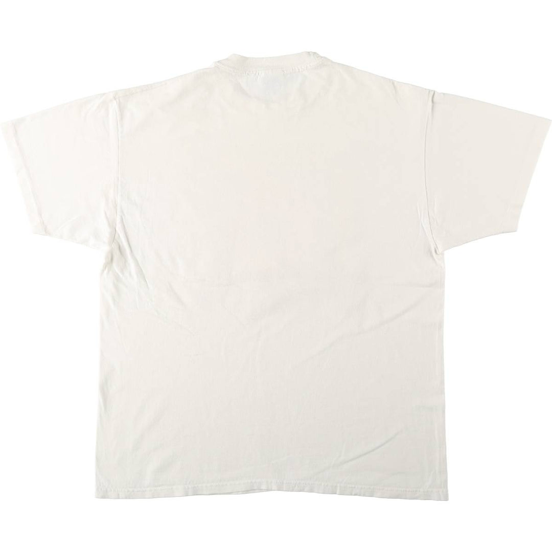 90'S Hanes Heavyweight Art T-Shirt, Men's XL equivalent, Vintage cotton white type Vintage Second Hand
