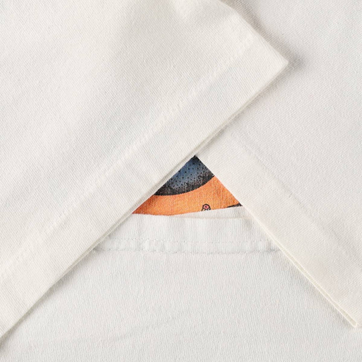 90'S Hanes Heavyweight Art T-Shirt, Men's XL equivalent, Vintage cotton white type Vintage Second Hand