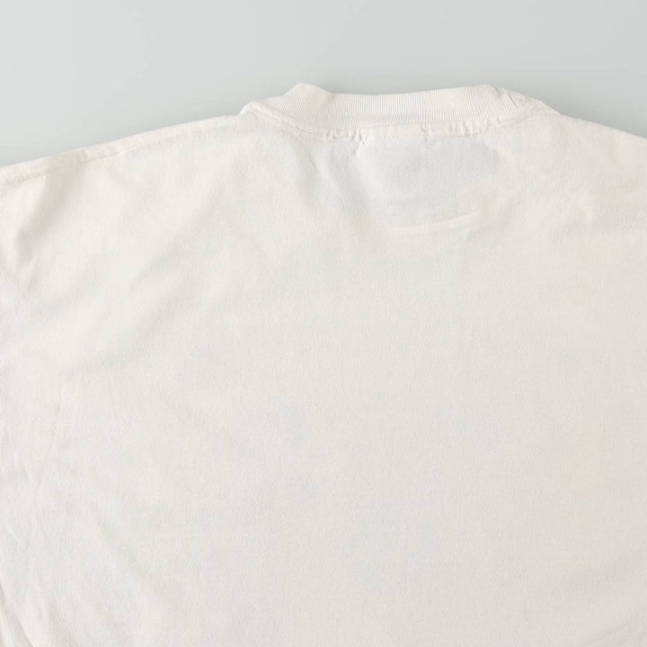 90'S Hanes Heavyweight Art T-Shirt, Men's XL equivalent, Vintage cotton white type Vintage Second Hand