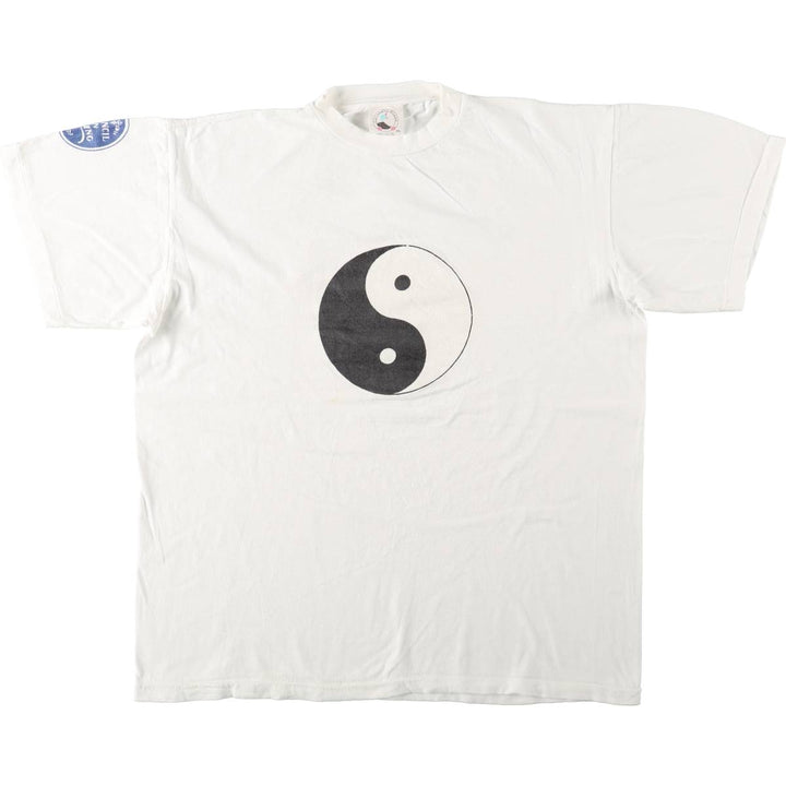 ~90'S Carlbbean Dream Council on Aging Print T-Shirt, Men's XL equivalent, Vintage cotton white type Vintage Second Hand