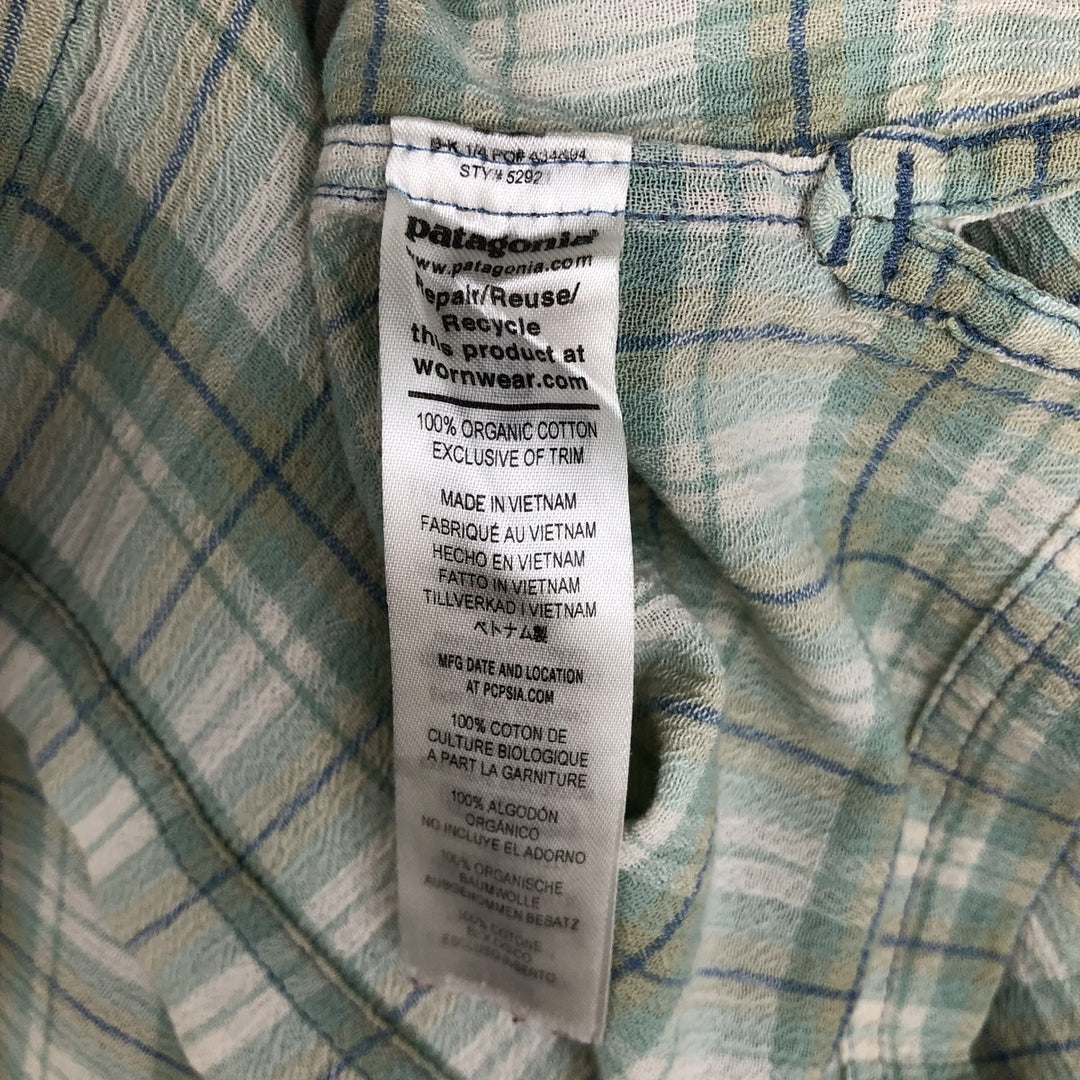 Patagonia Organic Cotton 52921SP23 A Organic cotton Mint green Vintage Second Hand