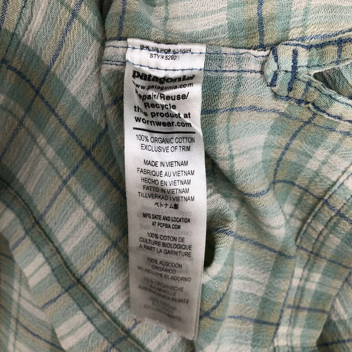 Patagonia Organic Cotton 52921SP23 A Organic cotton Mint green Vintage Second Hand